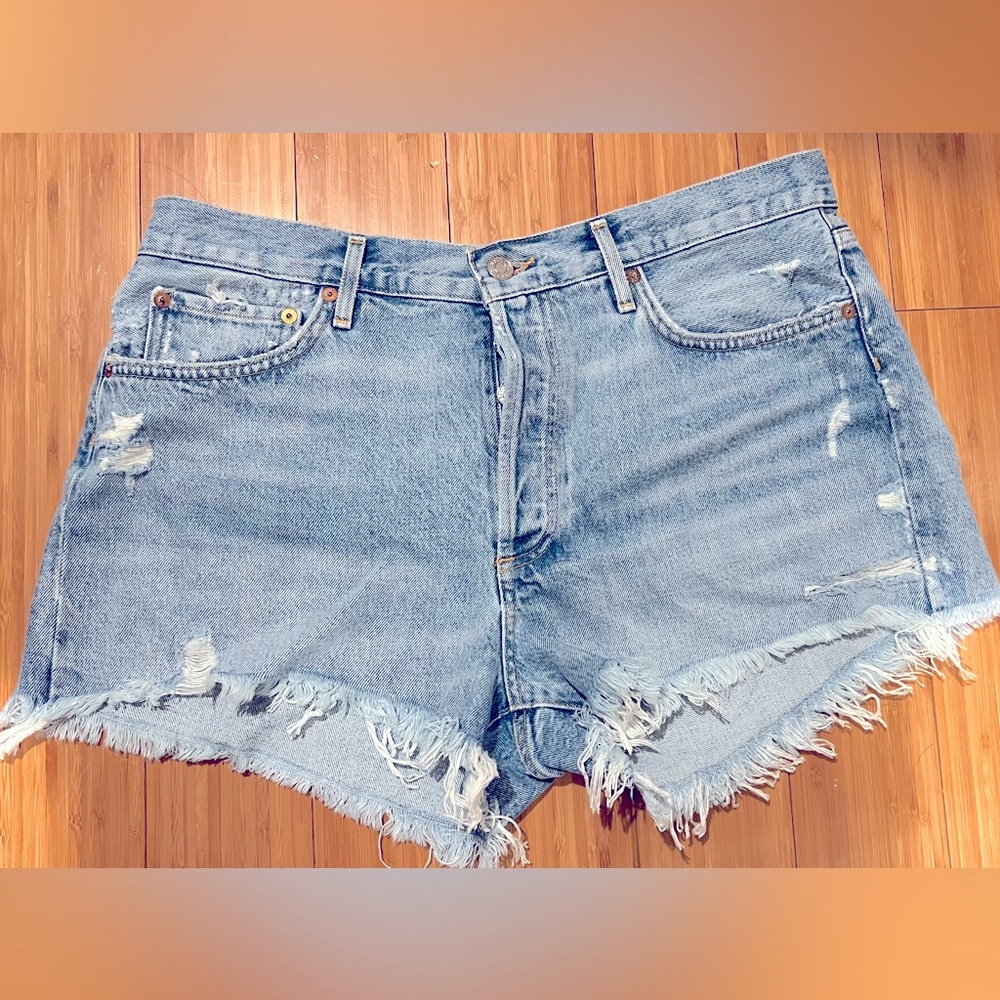 Brand New AGOLDE parker cutoff shorts 31